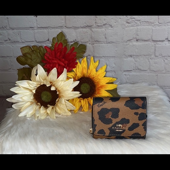 🐆Coach LEOPARD JES Crossbody and TRIFOLD Wallet 2pc Set - Picture 9 of 12